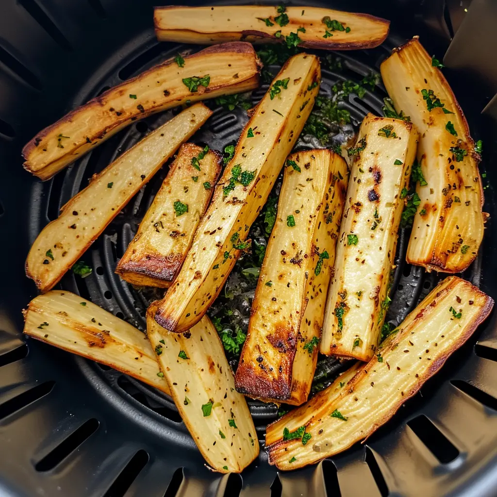 roast parsnips in air fryer with madhuka